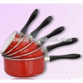 useful enamel sauce pan sets hot selling new design